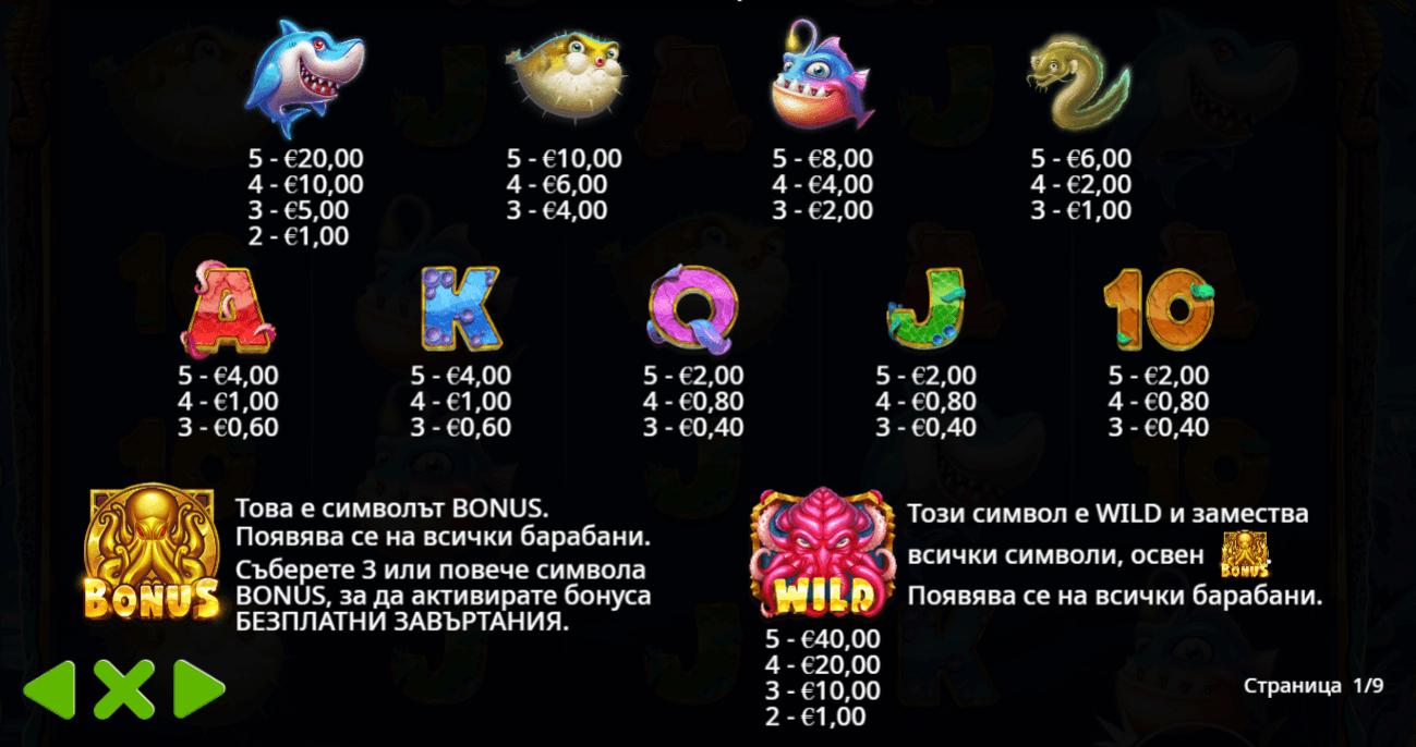 Releasе the Kraken 2 печеливши символи