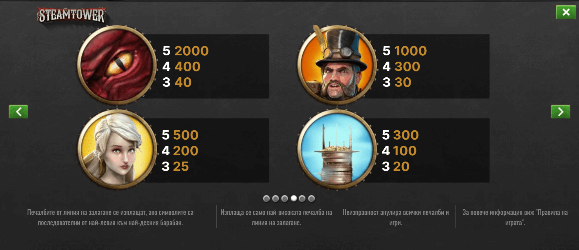 Steam tower слот игра ниско високо печеливши символи
