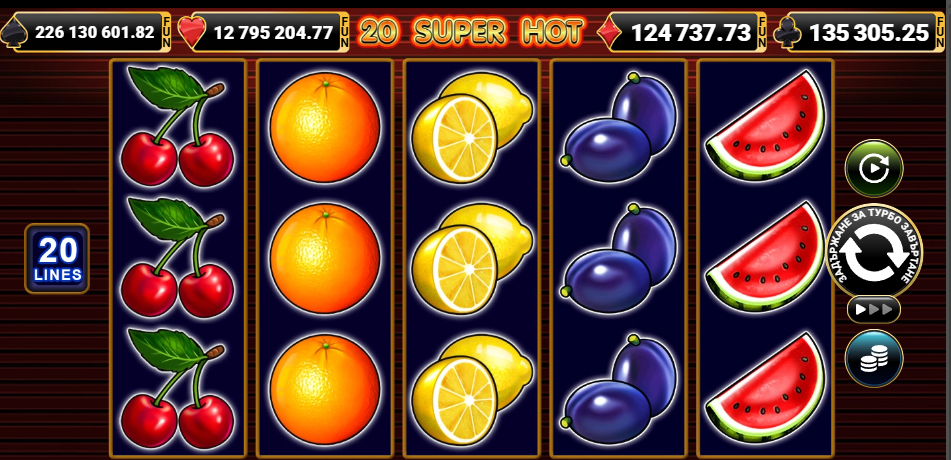 ротативка със jackpot cards 20 super hot