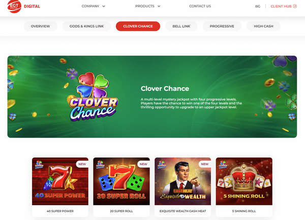 разработчик на clover chance онлайн джакпот