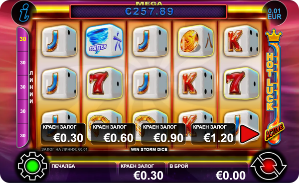 джакпот hot luck игра wild storm