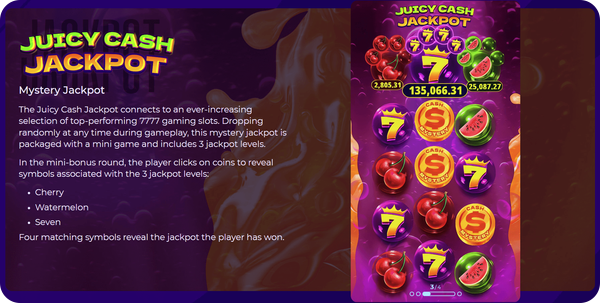 как работи juicy cash jackpot