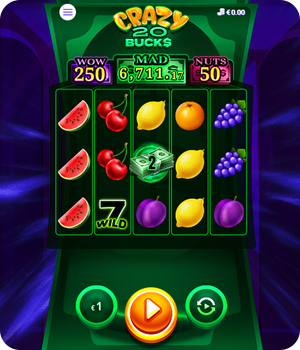 crazy bucks jackpot казино игра crazy 20 bucks