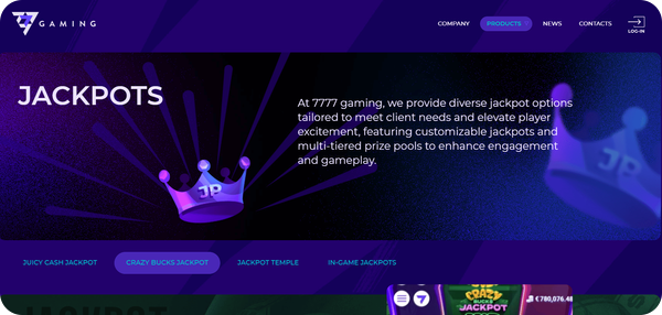 crazy bucks jackpot разработчик 7777 gaming